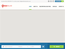 Tablet Screenshot of opendeluxebusiness.com